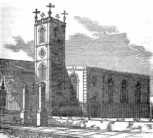 19th century drawing of St Peter at Arches
